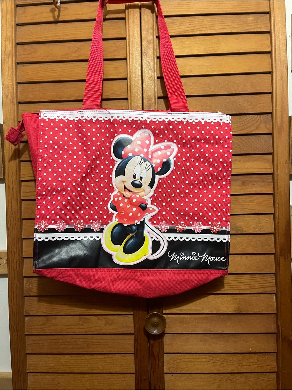 Disney Minnie Mouse Red Polka Dot Tote